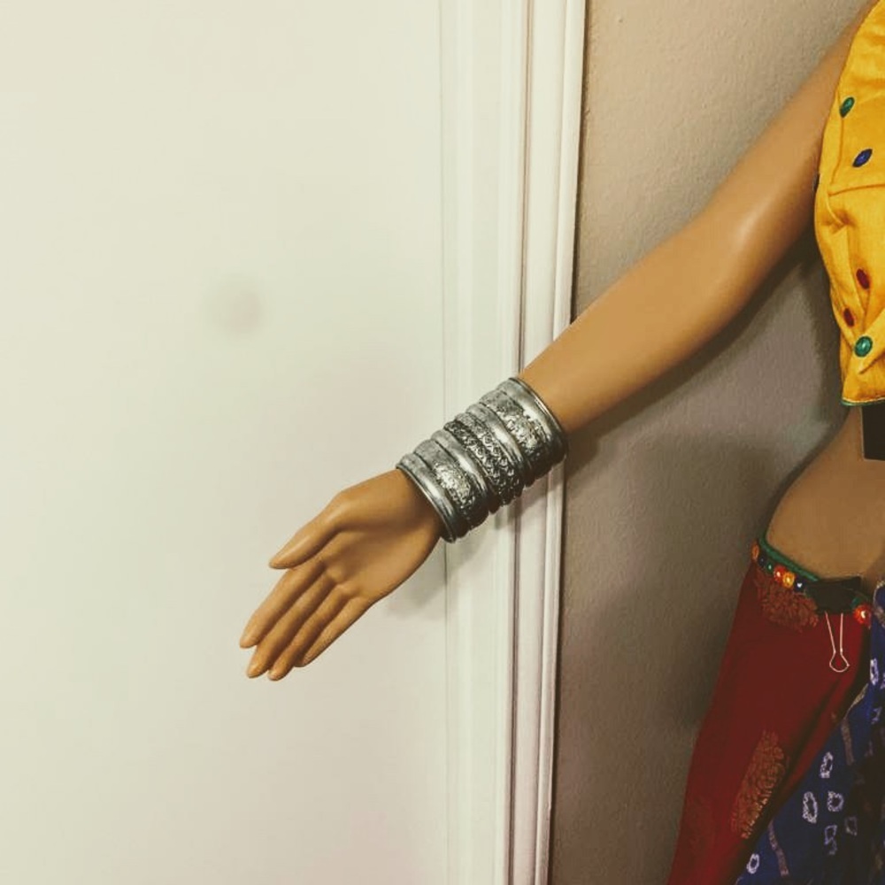 Hand long cuff bracelet